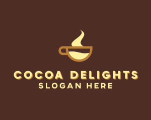 Hot Chocolate Beverage logo design