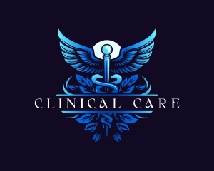 Herbal Caduceus Pharmacy logo design