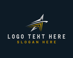 Shipment - Star Logistics Fast Delivery logo design