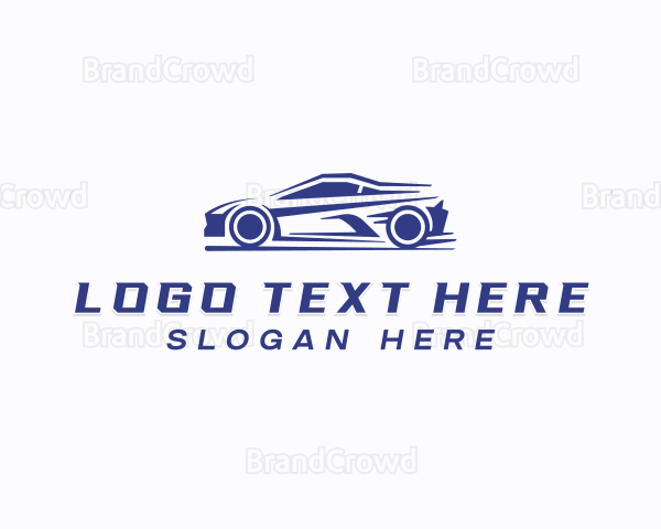 Fast Racing Car Logo