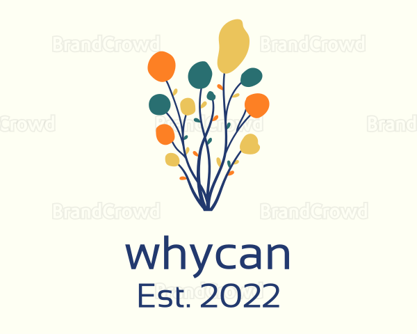 Colorful Tree Plant Logo