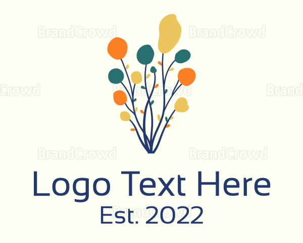 Colorful Tree Plant Logo