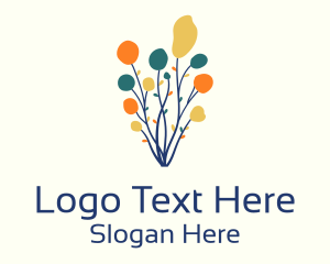 Colorful Tree Plant Logo