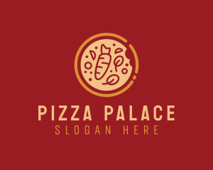 Pizza - Vegetable Pizza Restaurant logo design
