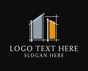 Architecture - Modern House Architect logo design