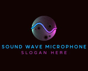 Sound Wave Frequency  logo design