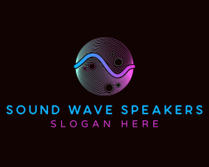 Sound Wave Frequency  logo design