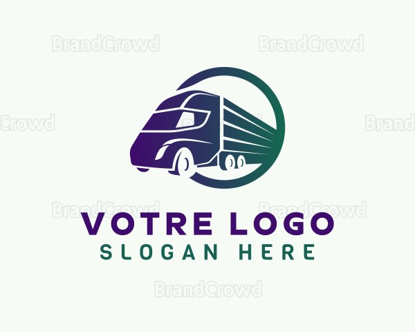 Gradient Truck Forwarding Logo