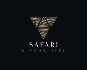 Premium Luxury Triangle  Logo