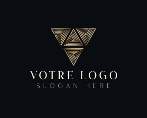 Pyramid - Premium Luxury Triangle logo design