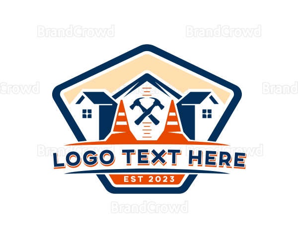 Contractor Home Builder Logo