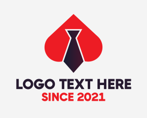 Gambling - Professional Poker Tie logo design