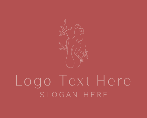 Body - Flawless Female Body Leaves logo design