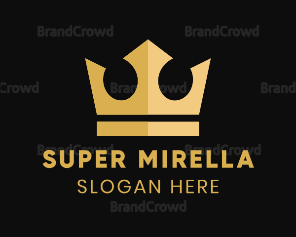 Premium Gold Crown Logo