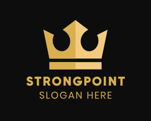 Pageant - Premium Gold Crown logo design