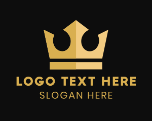 Premium Gold Crown  Logo