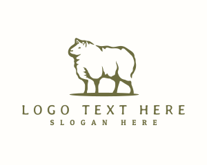 Animal - Sheep Livestock Farm logo design