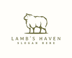 Sheep Livestock Farm logo design