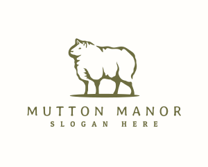 Mutton - Sheep Livestock Farm logo design