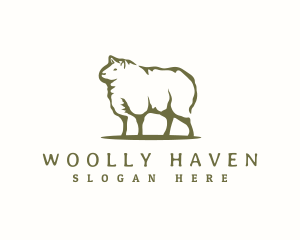 Sheep - Sheep Livestock Farm logo design