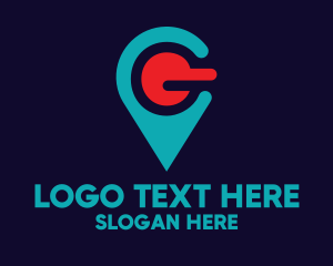 Letter G - Location Letter G logo design