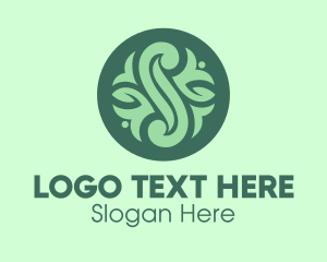 Spa - Green Beauty Spa Emblem logo design