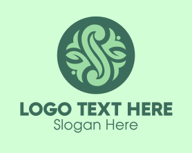 Beauty - Green Beauty Spa Emblem logo design