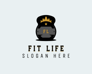 Crown Kettlebell Fitness logo design