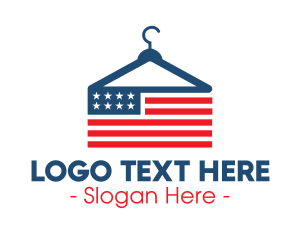 Usa - USA Fashion Hanger logo design