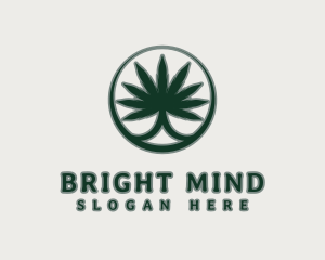 Premium Marijuana Plant Logo