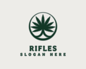 Premium Marijuana Plant Logo