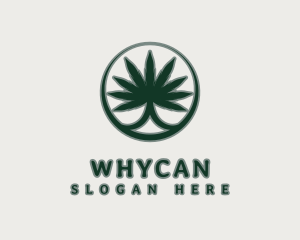 Premium Marijuana Plant Logo