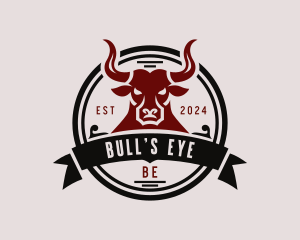 Western Rodeo Bull logo design