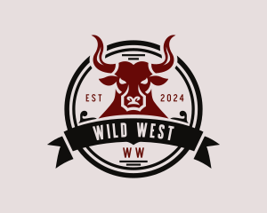 Rodeo - Western Rodeo Bull logo design