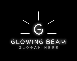 Glowing Light Rays logo design