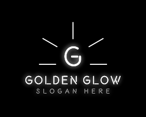 Glowing Light Shine logo design