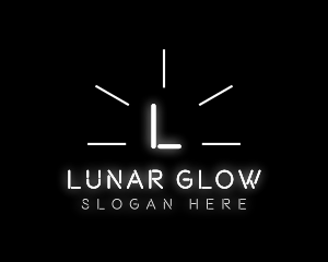 Glowing Light Shine logo design