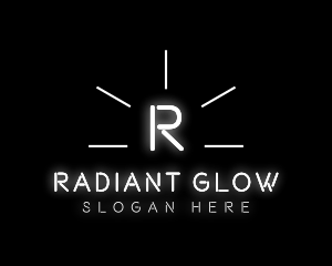 Glowing Light Shine logo design