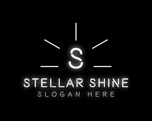 Glowing Light Shine logo design