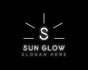 Glowing Light Shine logo design