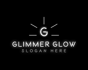 Glowing Light Shine logo design