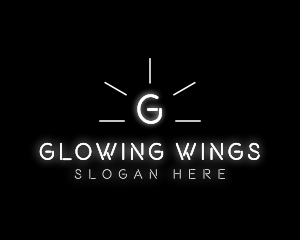 Glowing Light Shine logo design