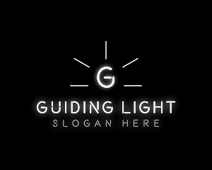 Glowing Light Shine logo design