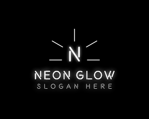 Glowing Light Shine logo design