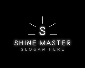 Glowing Light Shine logo design