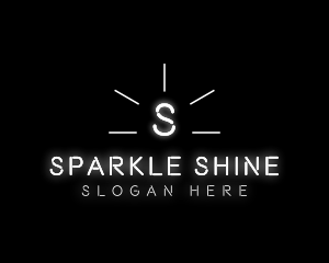 Glowing Light Shine logo design