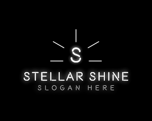 Glowing Light Shine logo design