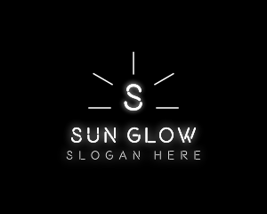 Glowing Light Shine logo design