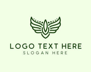 Militia - Winged Military Badge logo design