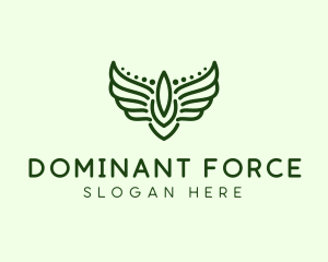 Winged Military Badge  logo design